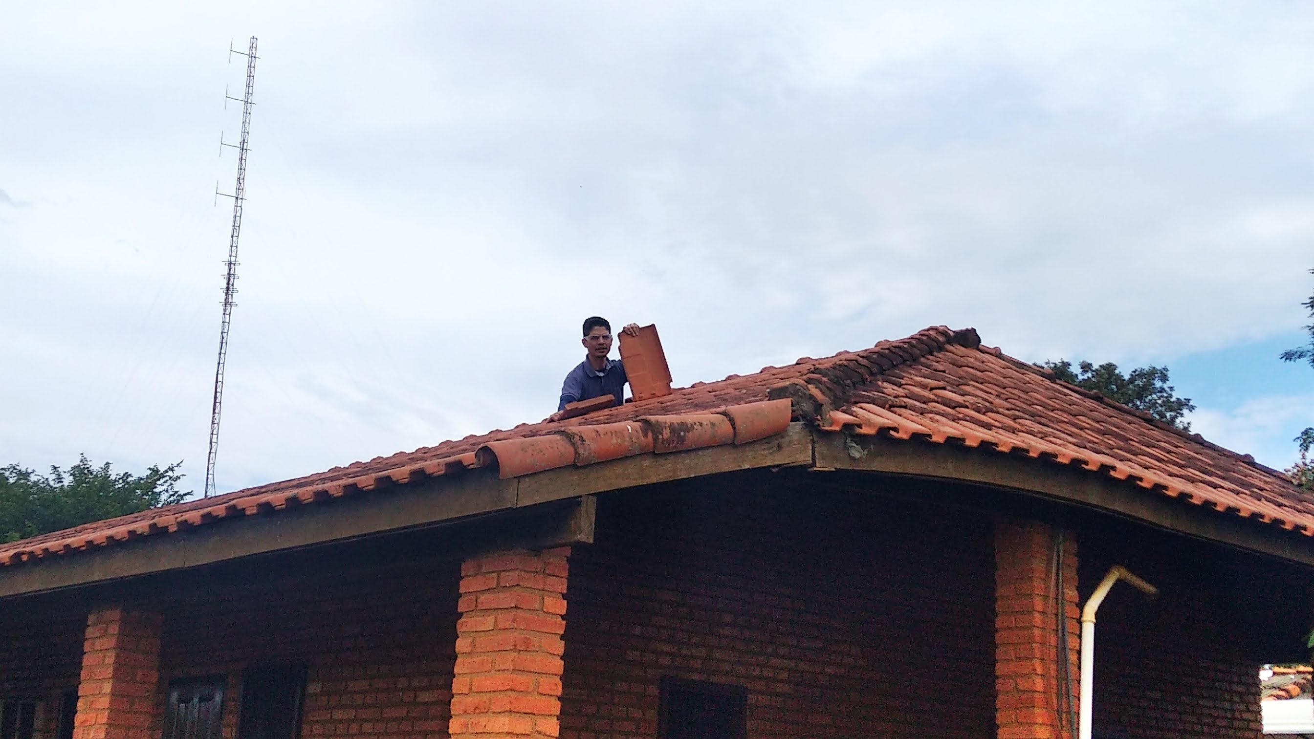 Manutenção em telhado